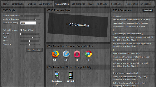 CSS 3.0 Maker