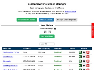 Mailer Manager Demo
