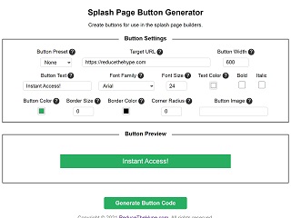 Splash Button Generator